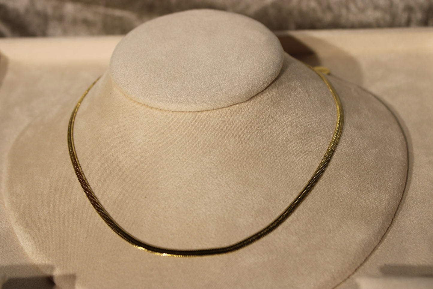 NEC3806-GOL Necklace Stainless Steel Gold Plated 40+5cm