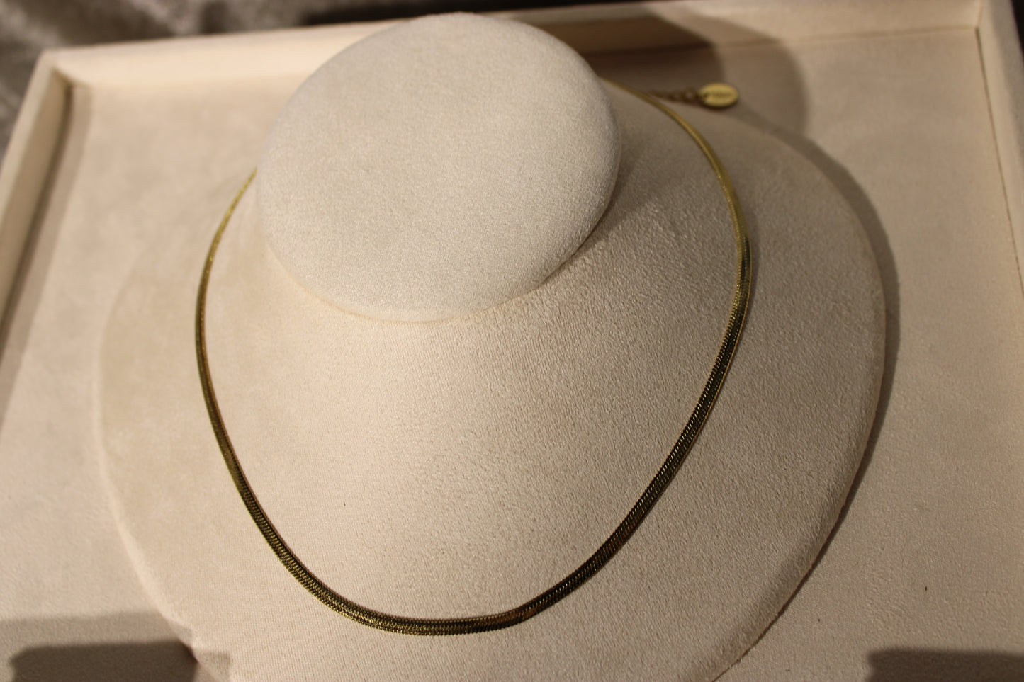 NEC3806-GOL Necklace Stainless Steel Gold Plated 40+5cm