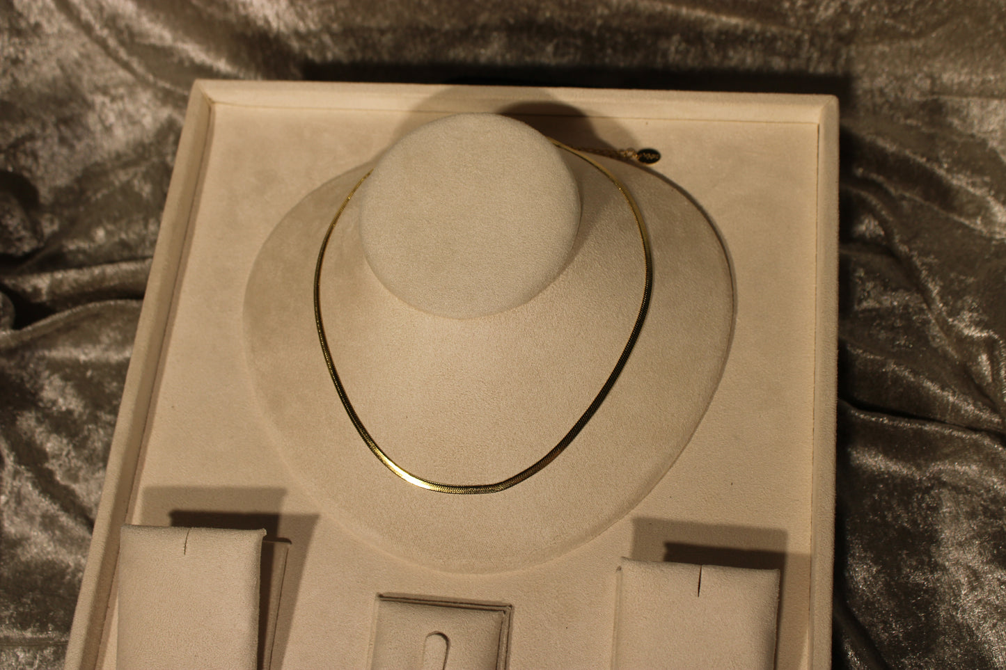 NEC3806-GOL Necklace Stainless Steel Gold Plated 40+5cm