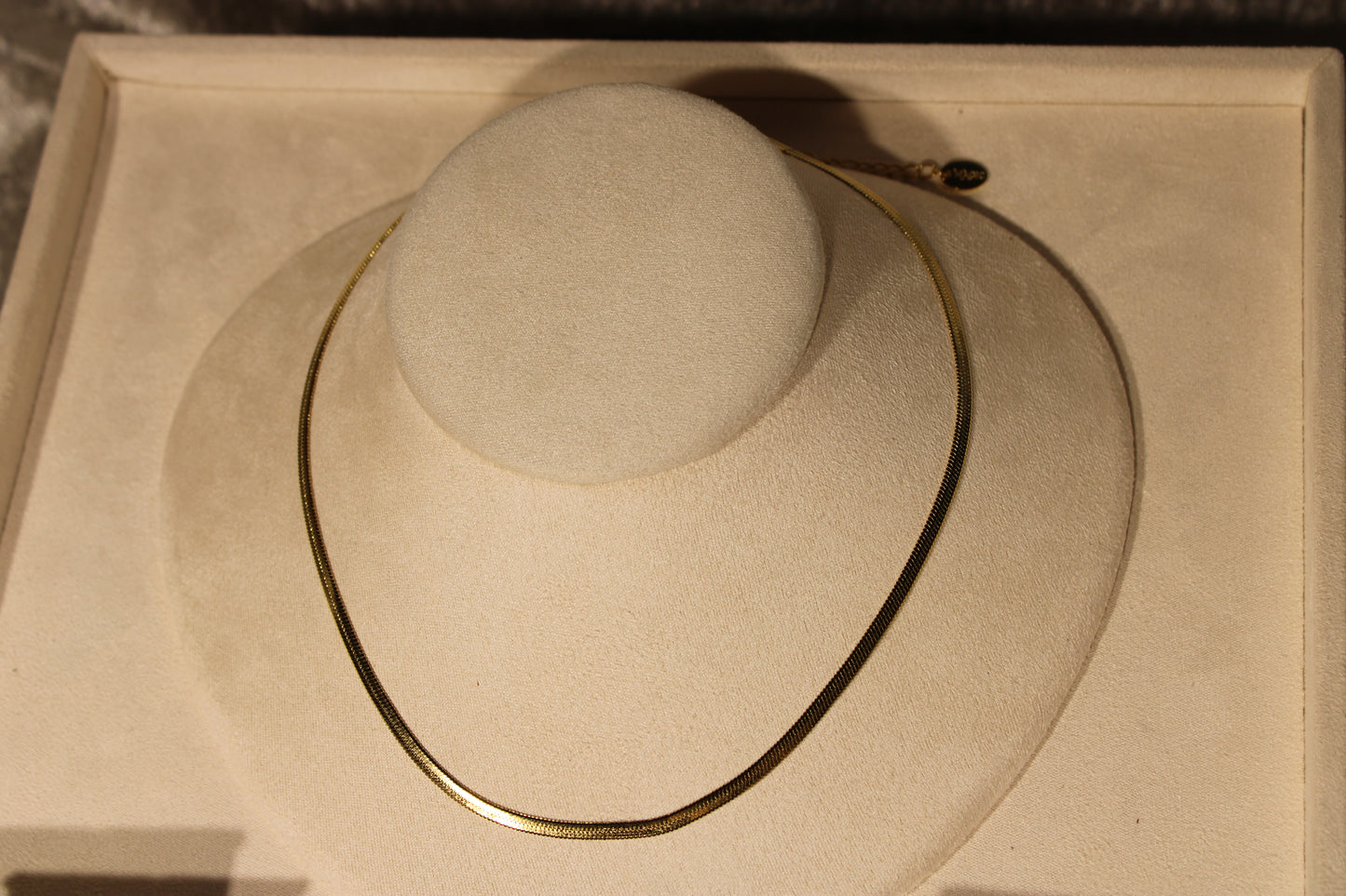 NEC3806-GOL Necklace Stainless Steel Gold Plated 40+5cm