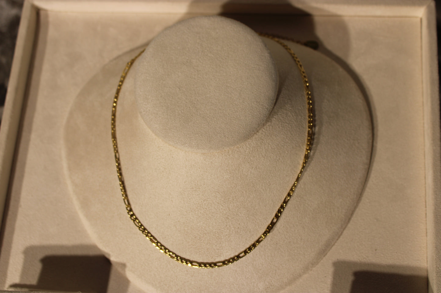 NEC3807-GOL Necklace Stainless Steel Gold Plated 40+5cm