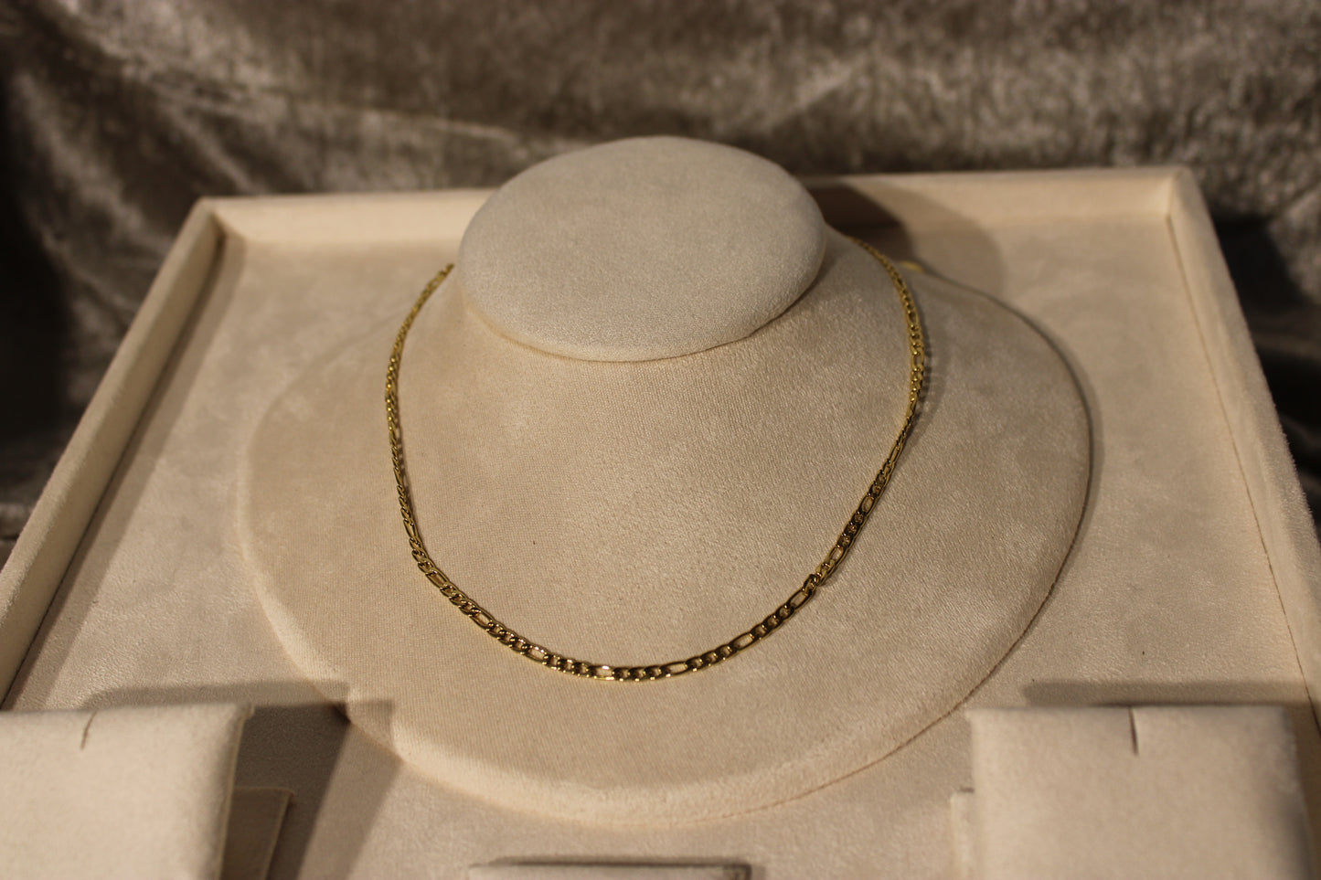 NEC3807-GOL Necklace Stainless Steel Gold Plated 40+5cm