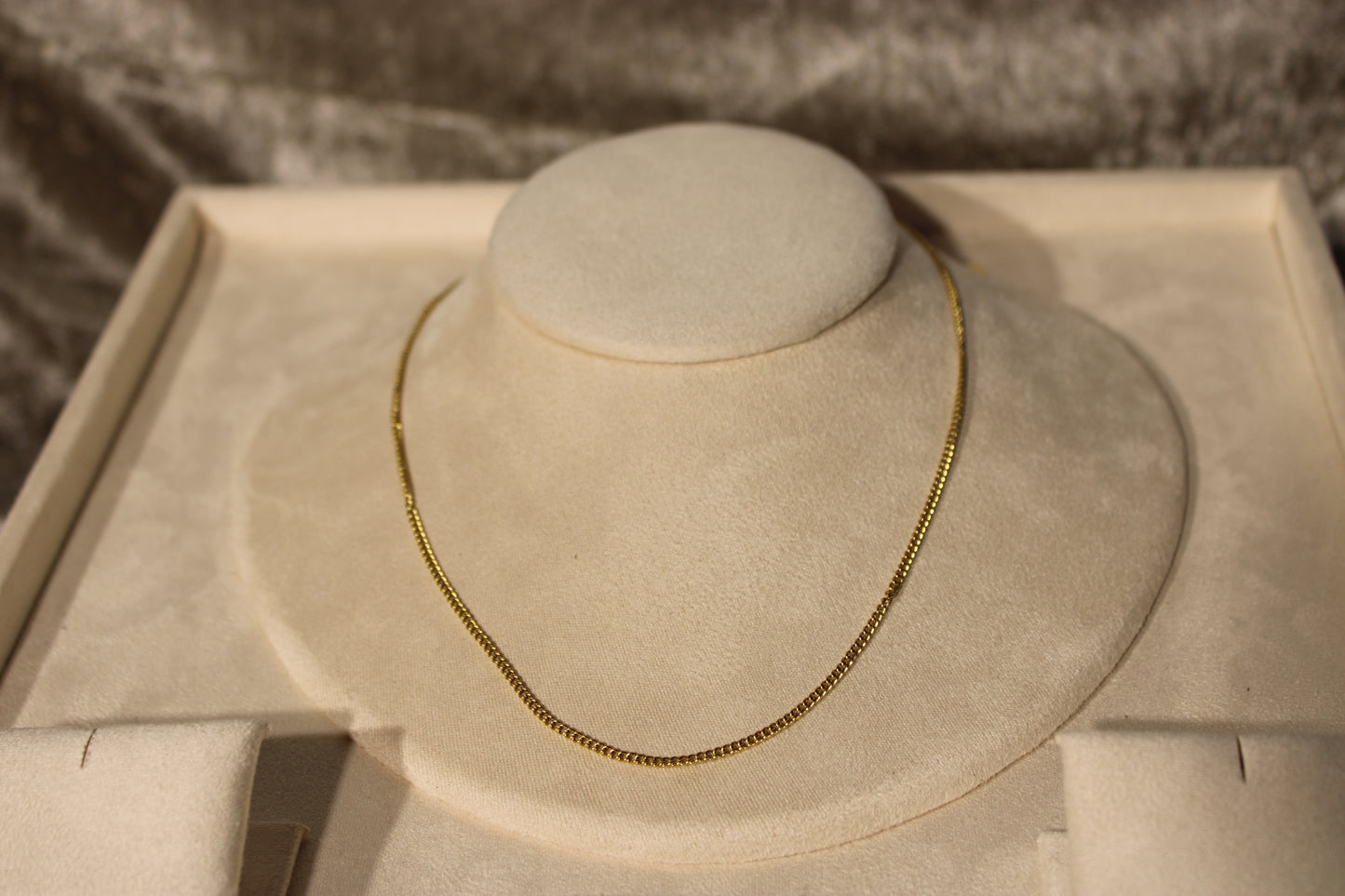 NEC3808-GOL Necklace Stainless Steel Gold Plated 40+5cm