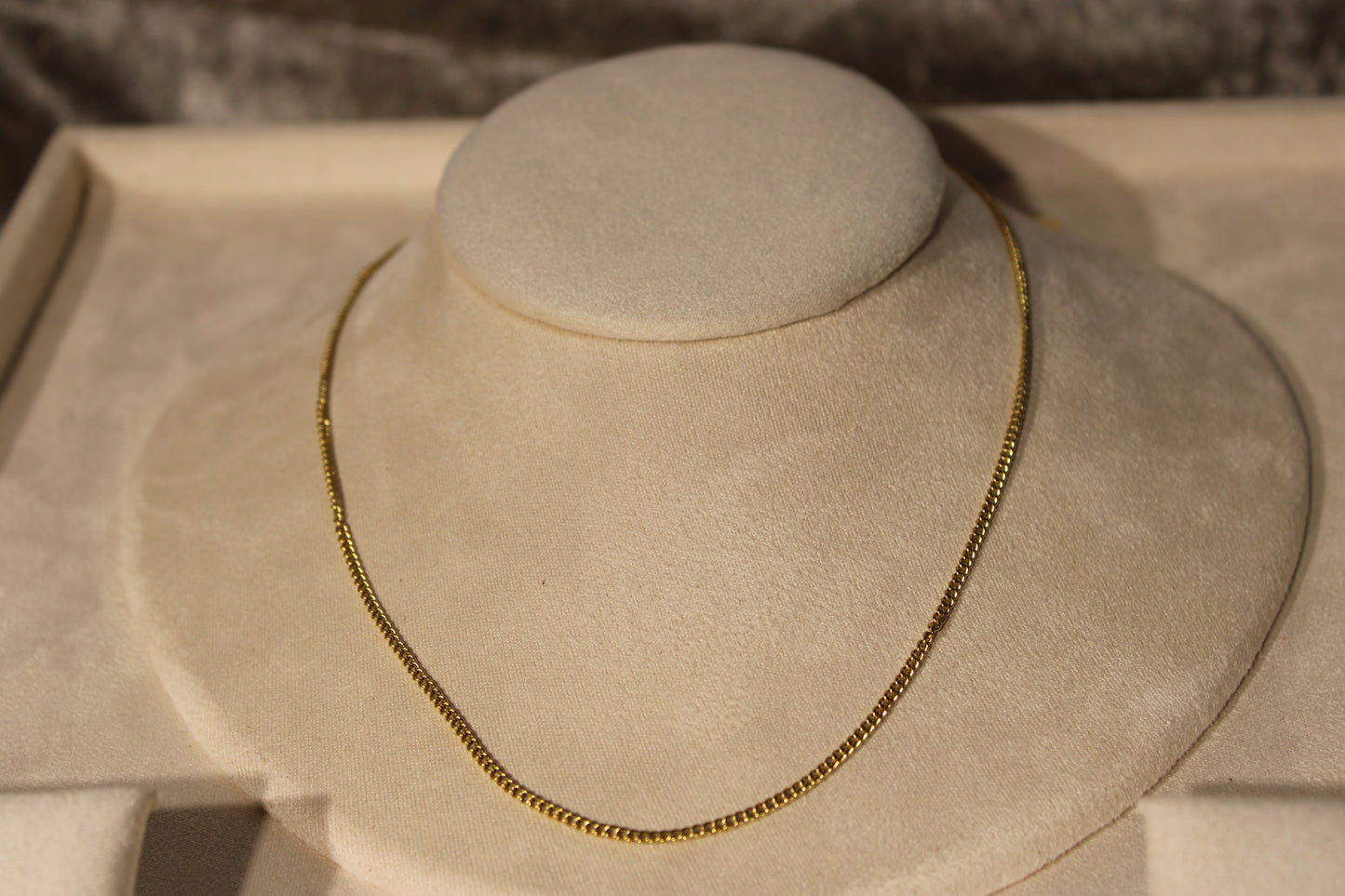 NEC3808-GOL Necklace Stainless Steel Gold Plated 40+5cm