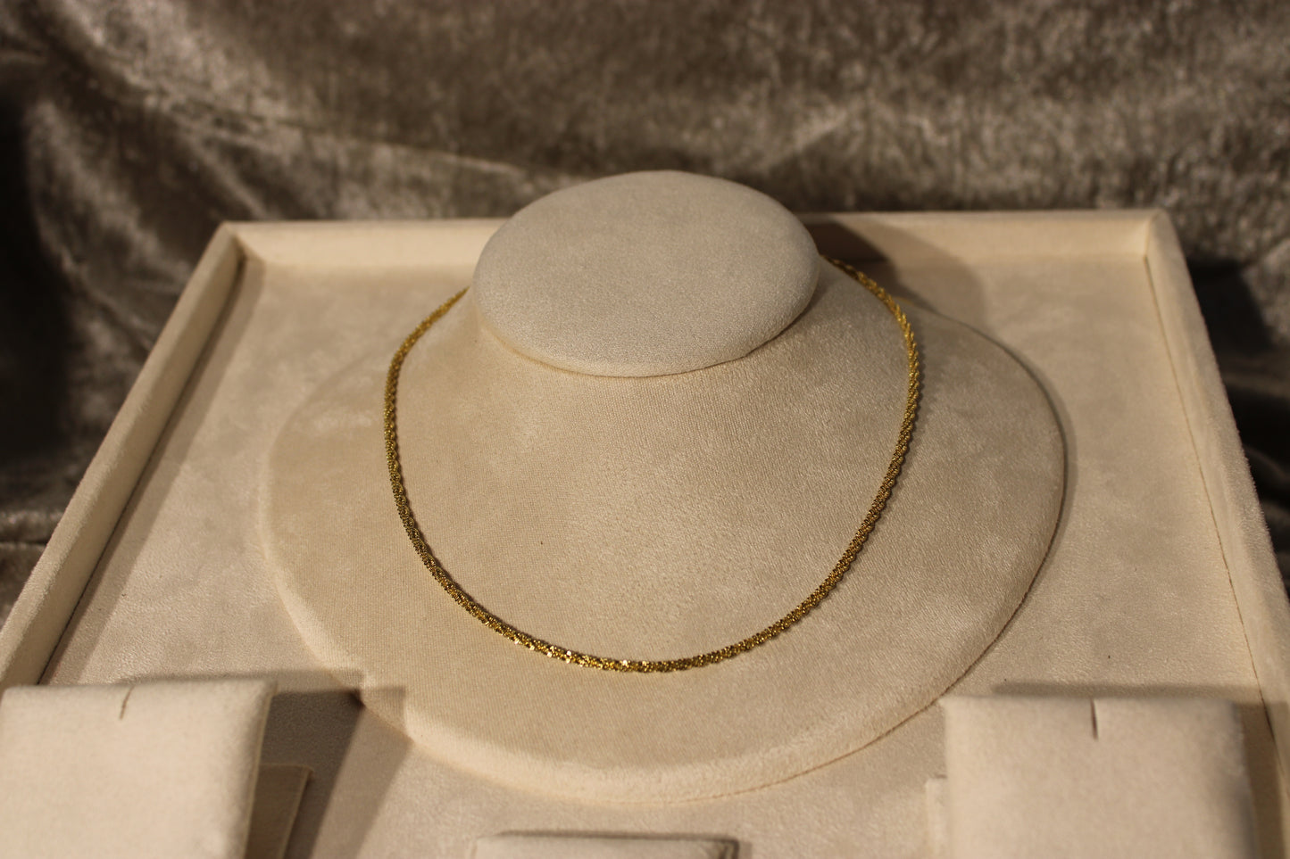 NEC3809-GOL Necklace Stainless Steel Gold Plated 40+5cm