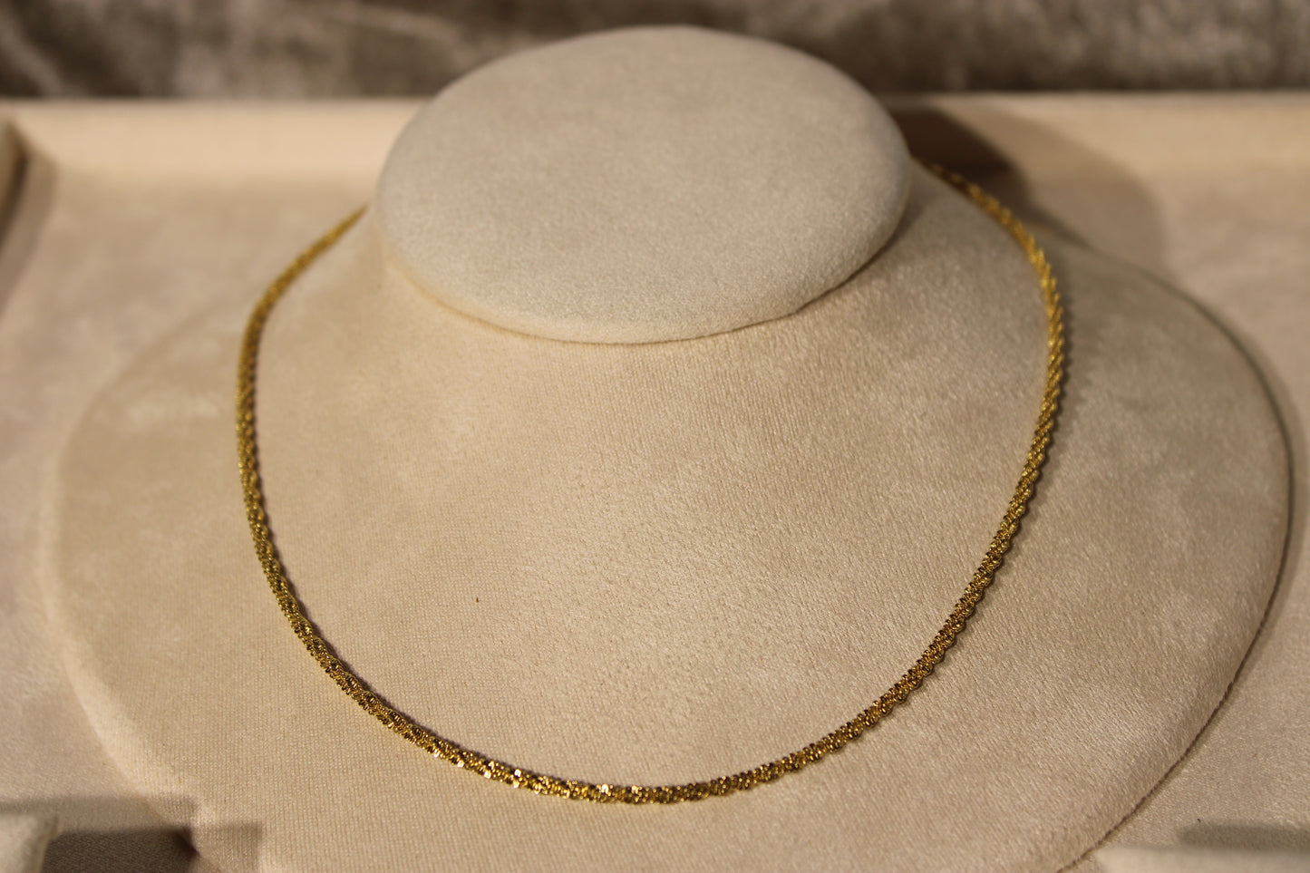 NEC3809-GOL Necklace Stainless Steel Gold Plated 40+5cm