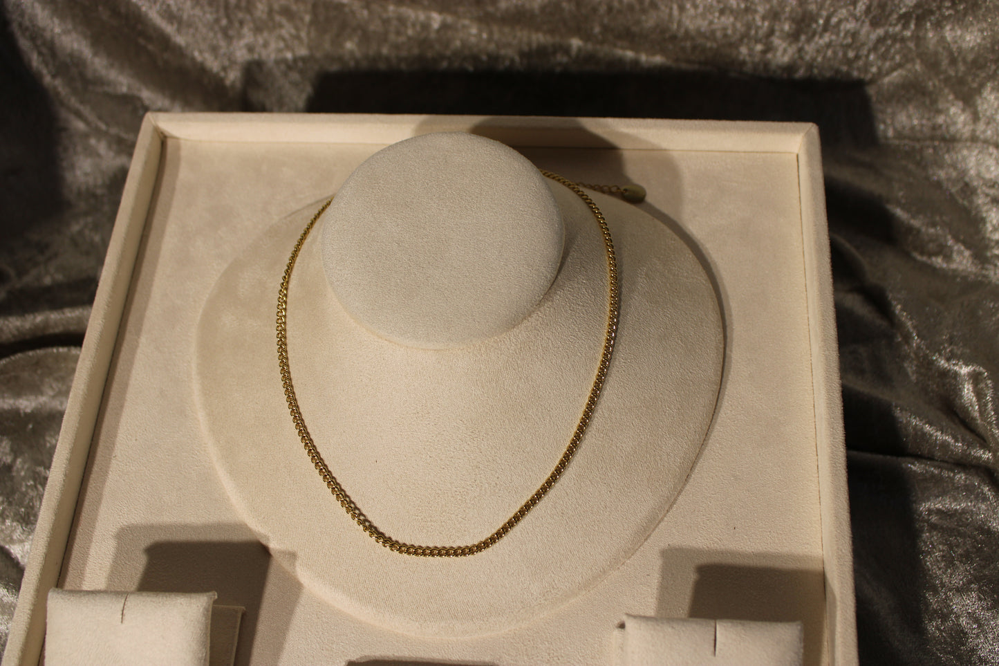 NEC3810-GOL Necklace Stainless Steel Gold Plated 40+5cm