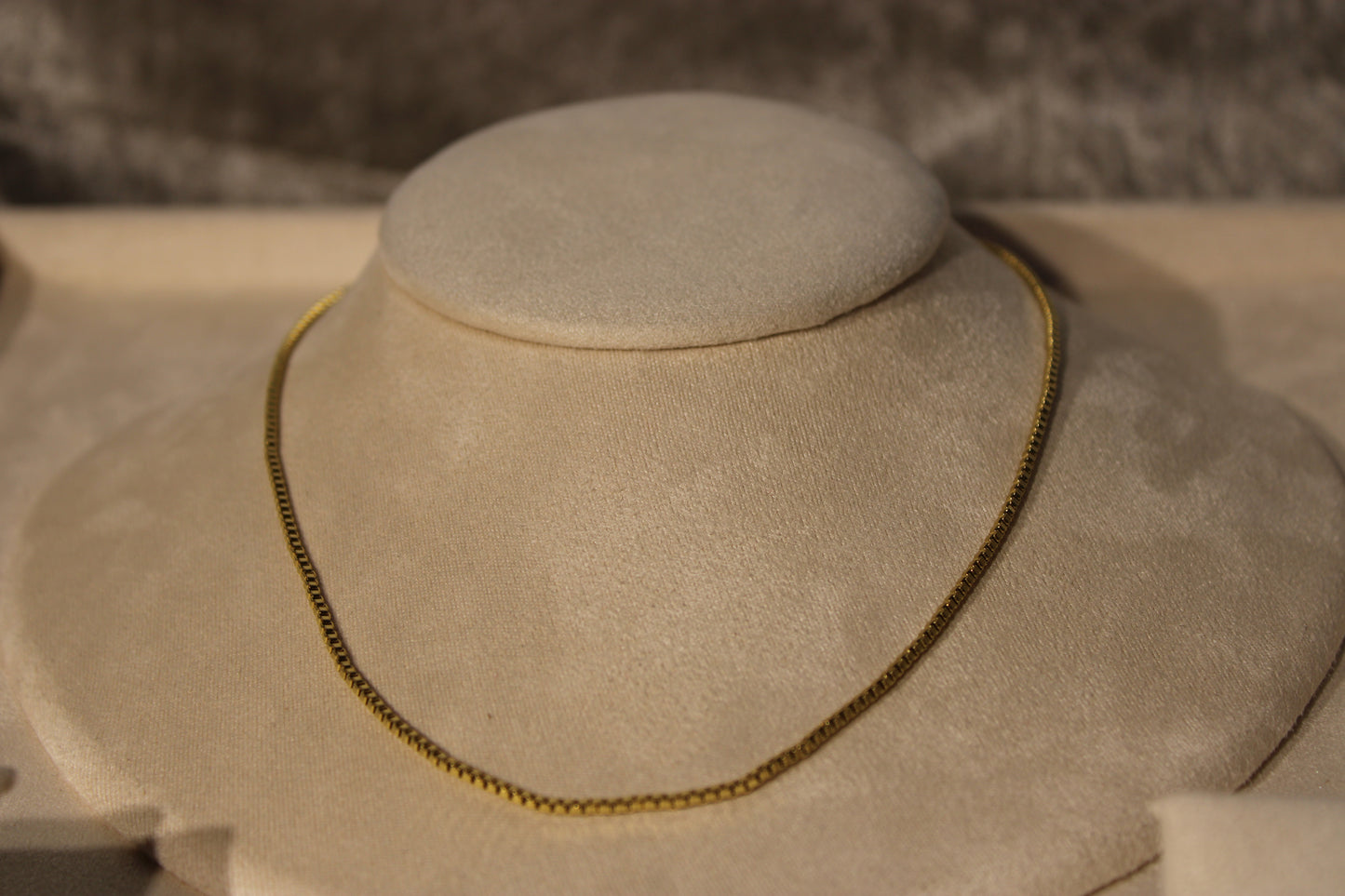 NEC3811-GOL Necklace Stainless Steel Gold Plated 40+5cm