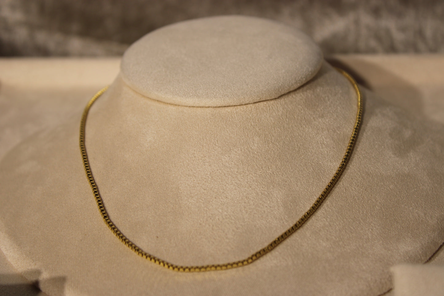 NEC3811-GOL Necklace Stainless Steel Gold Plated 40+5cm