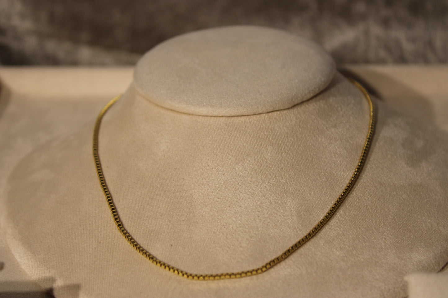 NEC3811-GOL Necklace Stainless Steel Gold Plated 40+5cm