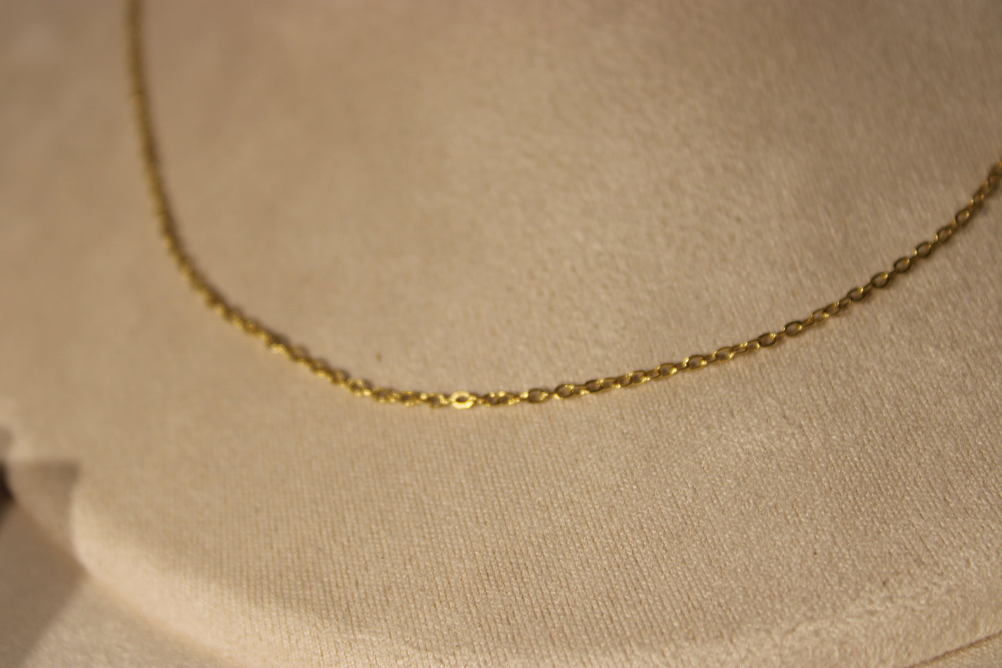NEC3812-GOL Necklace Stainless Steel Gold Plated 40+5cm