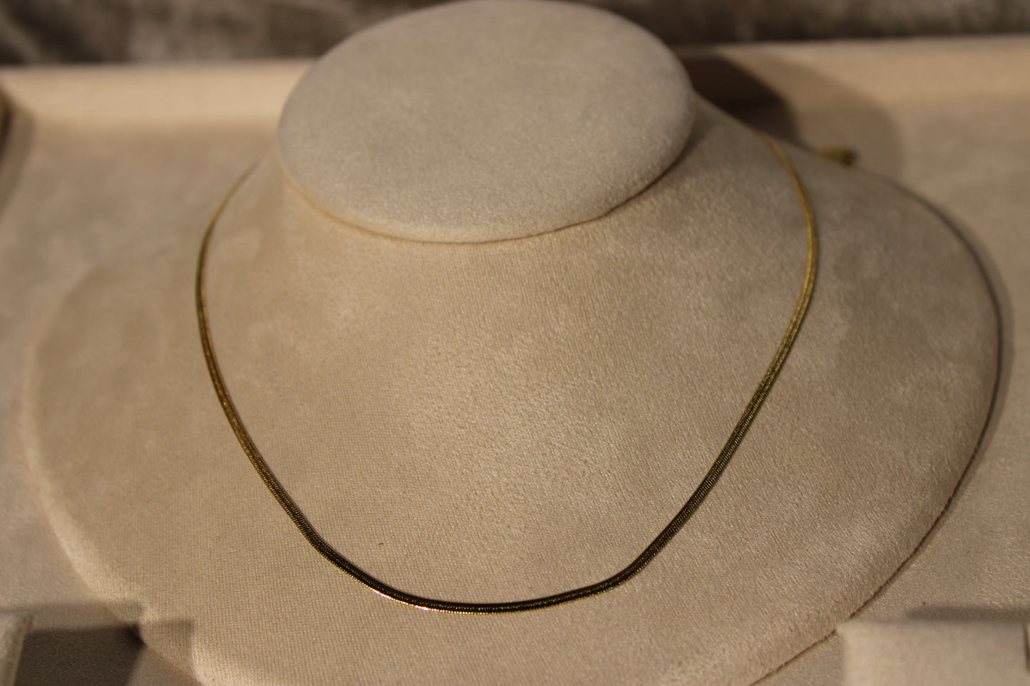 NEC3813-GOL Necklace Stainless Steel Gold Plated 40+5cm