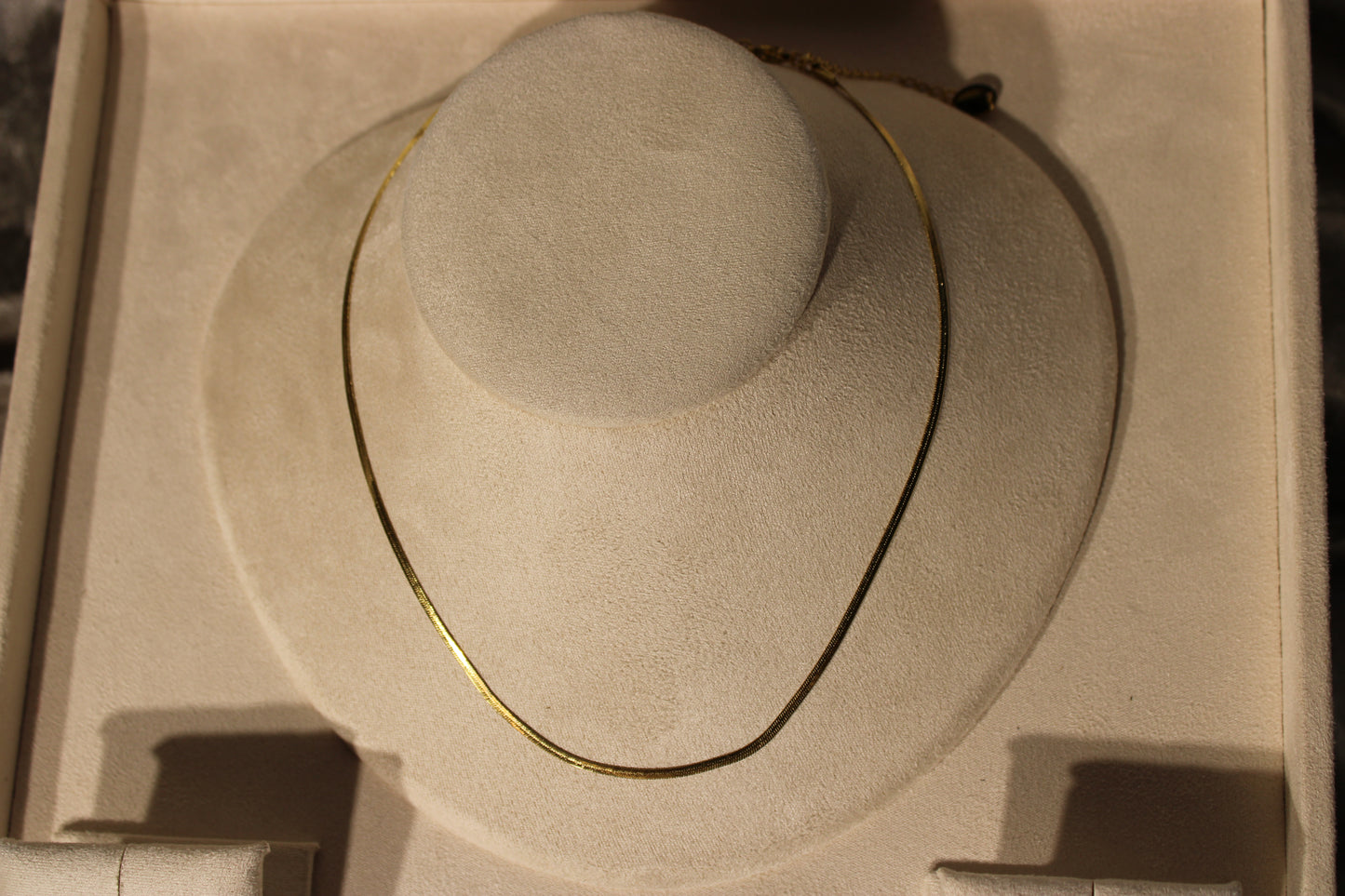 NEC3813-GOL Necklace Stainless Steel Gold Plated 40+5cm