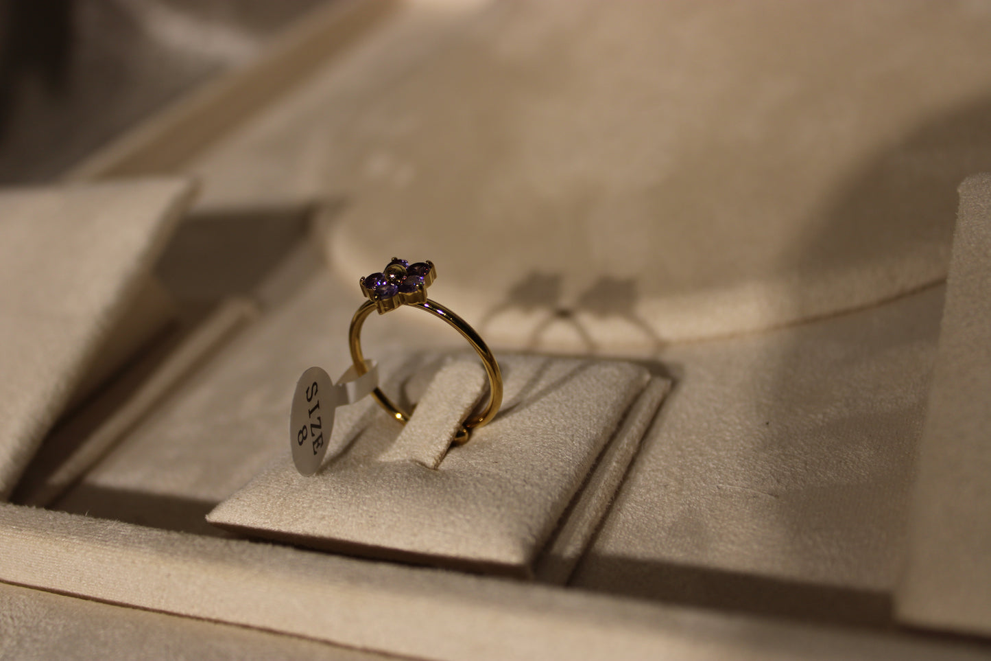 RIN2001-GOL Ring Adjustable Stainless Steel Gold Plated