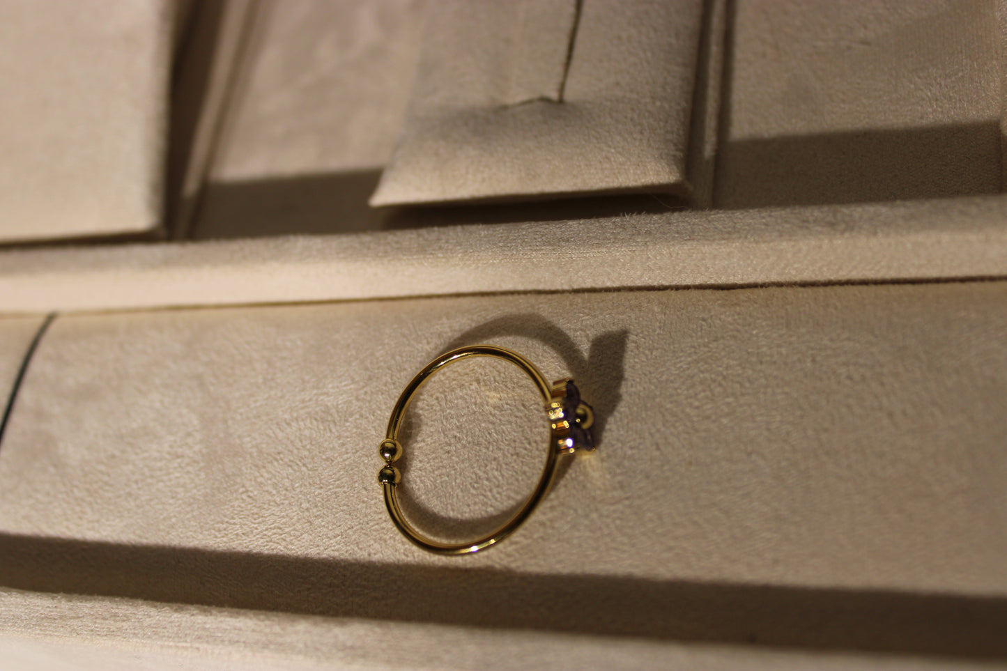 RIN2001-GOL Ring Adjustable Stainless Steel Gold Plated